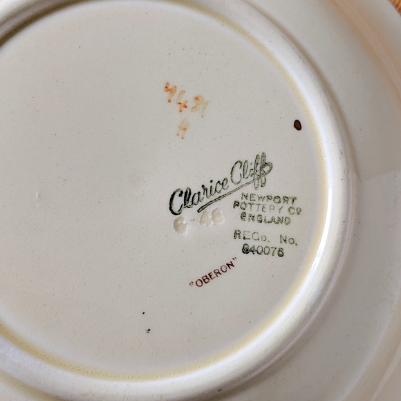 🇬🇧 Vintage 1940s Clarice Cliff Newport Pottery Bowl - Picture 6 of 8